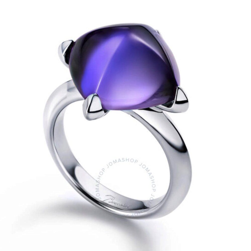 NWT Baccarat Médicis Ring – Silver with Purple Crystal